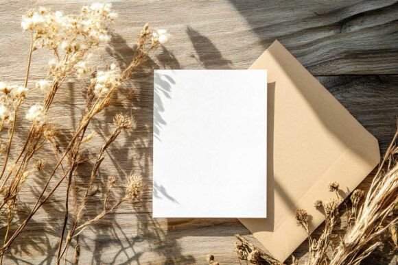 Boho Card Mockup: A Practical Tool for Visualizing Creative Concepts