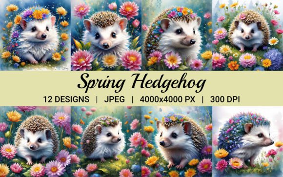 Cute Spring Hedgehog Illustration: A Strategic Tool for Creative and Business Success