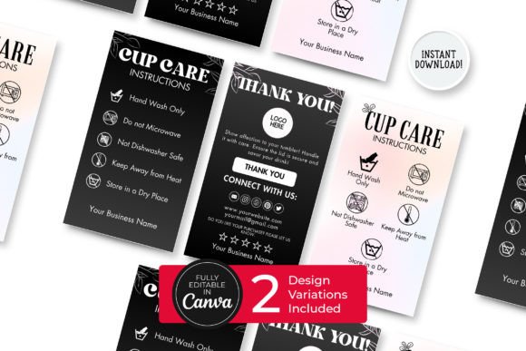 Editable Tumbler Care Card Template: A Practical Guide for Bakers and Coffee Lovers