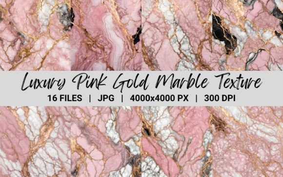 Enhance Your Designs with the Timeless Elegance of Luxury Pink Gold Marble Texture