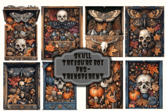 Halloween Treasure Box PNG Digital: A Versatile Resource for Modern Creators