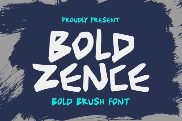 Introducing Boldzence: A Playful Bold Brush Font for Urban Creativity