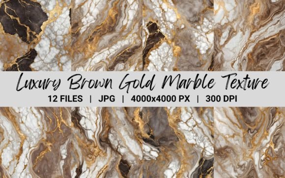Luxury Brown Gold Marble Texture