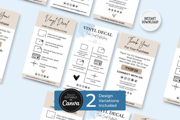 Printable Vinyl Decal Care Card Instructions: A Practical Guide for Businesses and Craft Enthusiasts