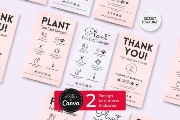 Revolutionize Your Plant Care Routine with the Editable Plant Care Card Template
