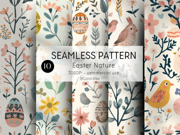 Spring with Nature Inspired Easter Set